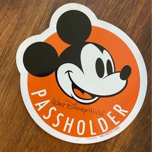Disney Passholder Mickey Mouse Magnet